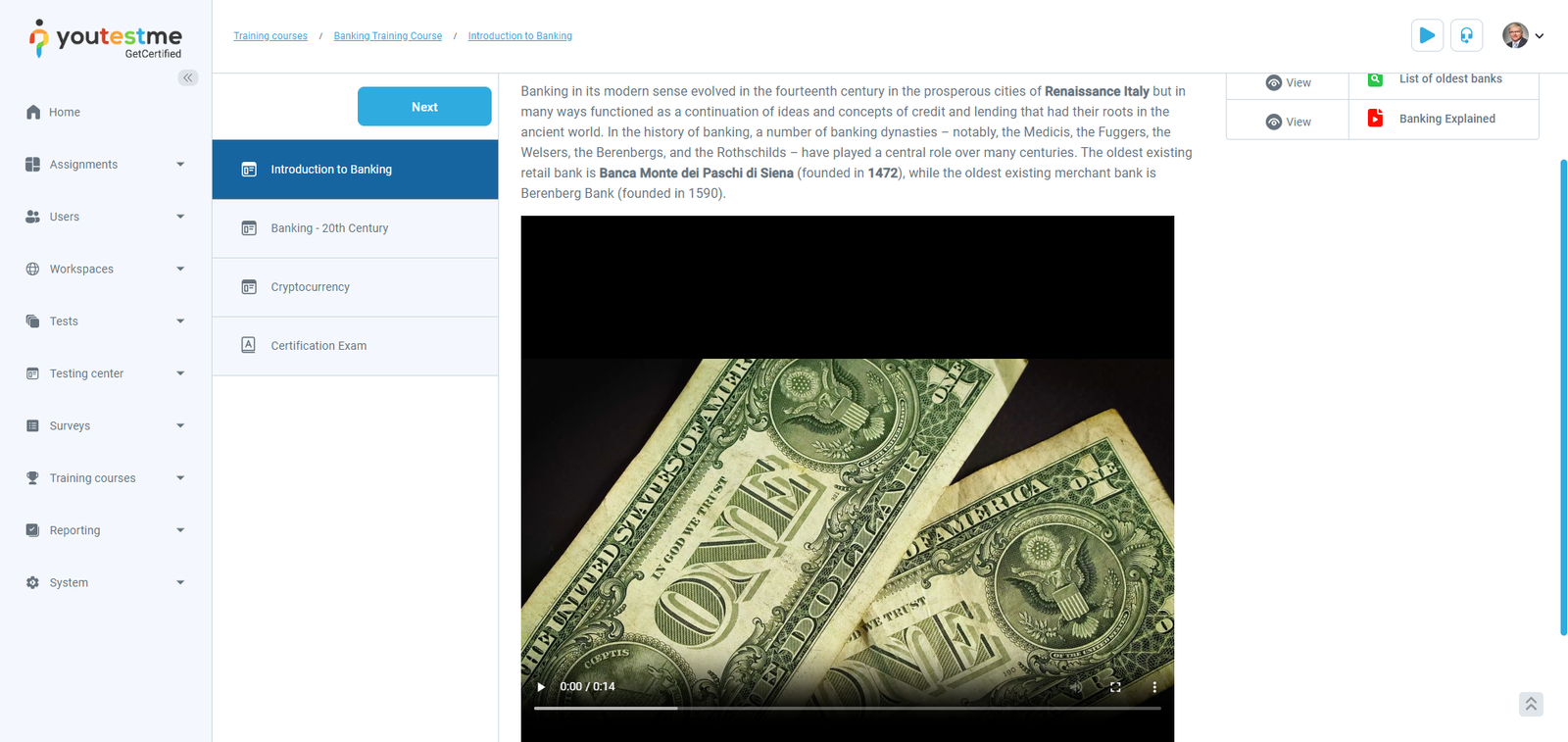 Candidate's perspective